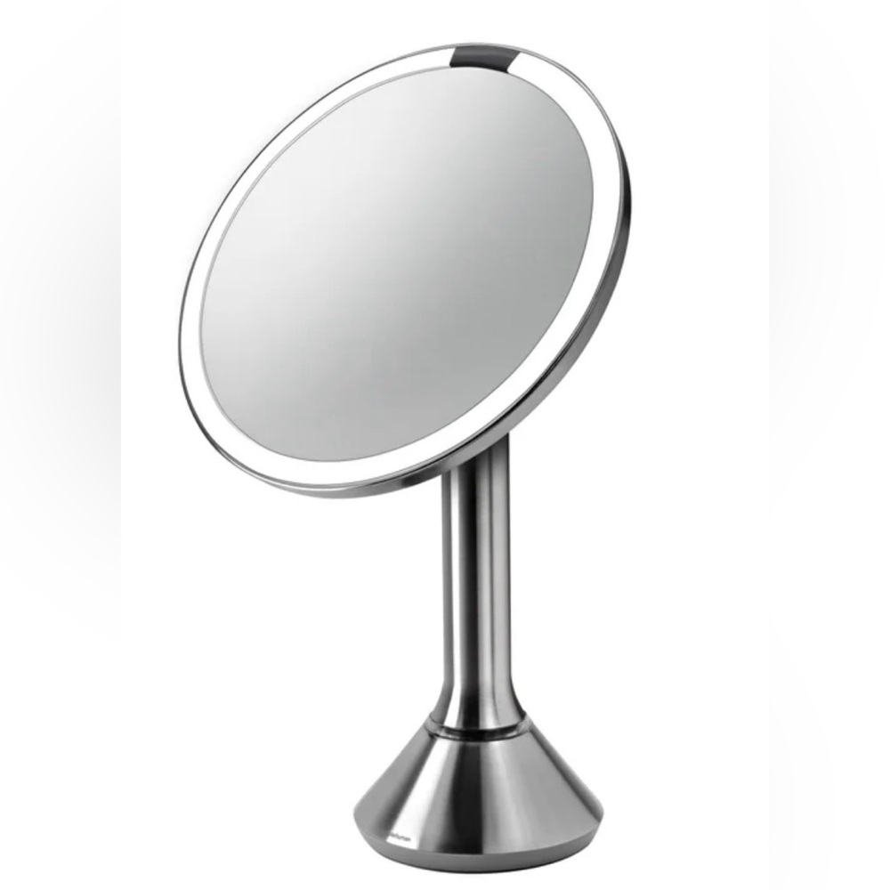 simplehuman 8” Round LED Sensor Mirror with 5x and 10x Magnification - Picture 4 of 5
